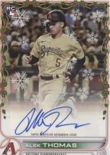 2022 Topps Holiday - Mega Box Autographs Alek Thomas #WHA-AT /250 (AU, RC)