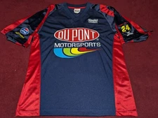 Vintage Jeff Gordon L Jersey DuPont Nicorette Pepsi NASCAR Chase Authentics 