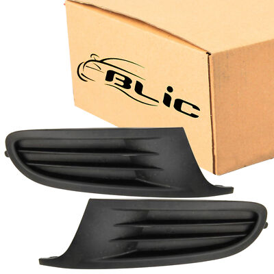 2x Schwarz Lüftungsgitter Vorne L+R für VW GOLF VI OE: 5K0853665A  