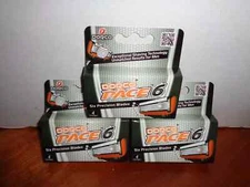12 Dorco Pace 6 Razor Cartridges with 6 Precision Blades For Men 3-4 Packs