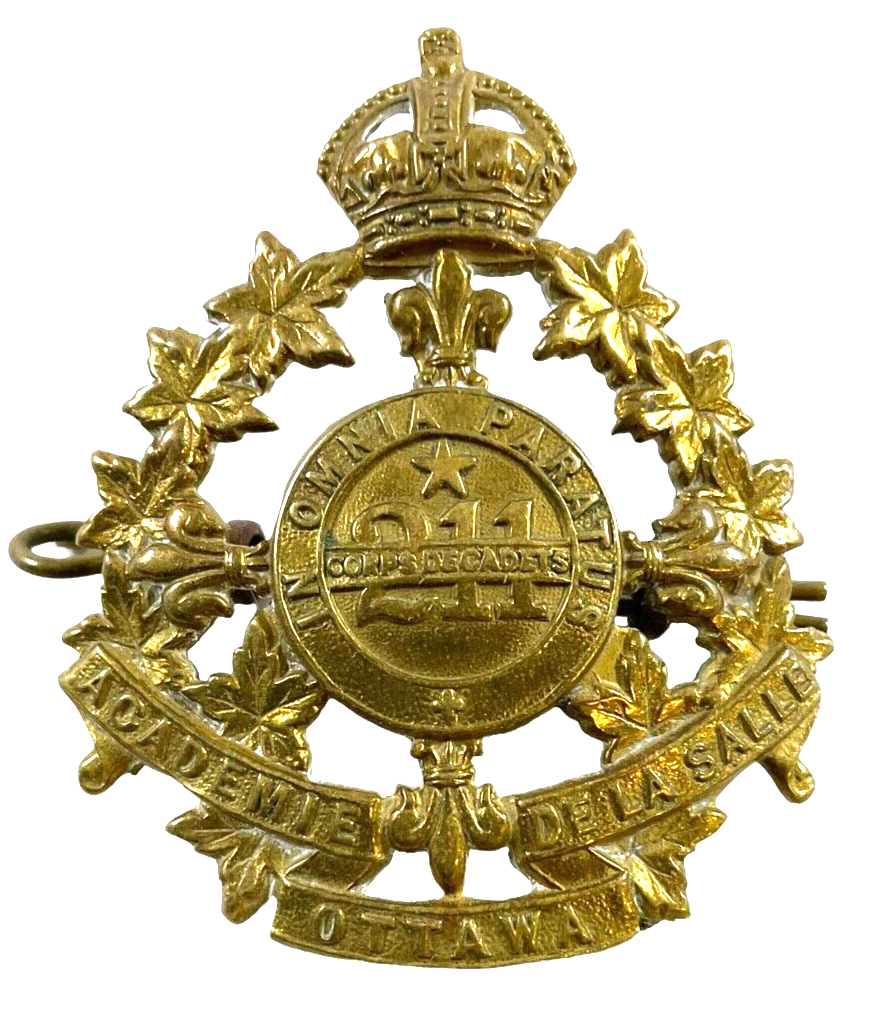 Canadian 211th Ottawa Corps Of Cadets De La Selle Cap Badge