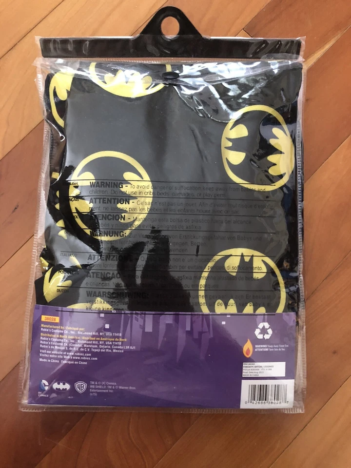 Disfraz de Batgirl Adulto Mujer Murciélago Niña Leggings Se Ajusta a Tallas 5’2” -5’9” Foto 4 de 4