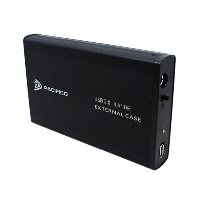 CARCASA CAJA DISCO DURO EXTERNO 3,5 IDE ATA USB EXTERNA FUNDA ALUMINIO | eBay