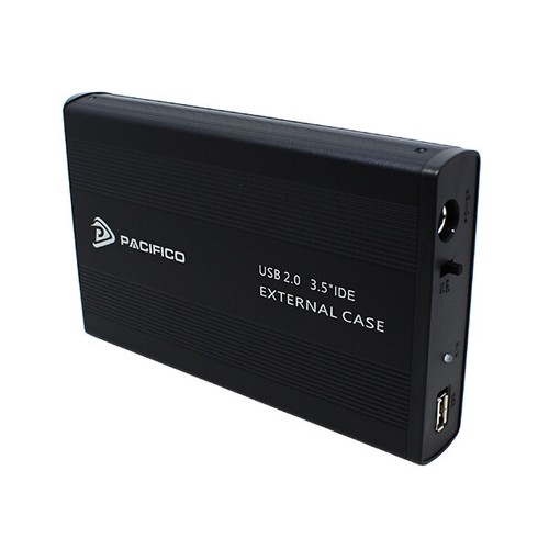 CARCASA CAJA DISCO DURO EXTERNO 3,5 IDE ATA USB EXTERNA FUNDA ALUMINIO | eBay