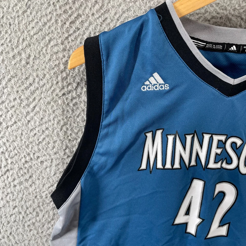 Camiseta Minnesota Timberwolves Kevin Love Juvenil Talla Grande Adidas Azul #42 * Foto 2 de 4