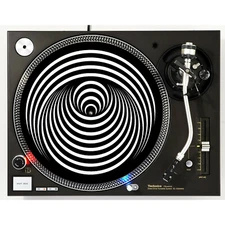 DJ Vertigo OG Record Label Slipmat Turntable 12" LP Scratch Pad Audiophile x1