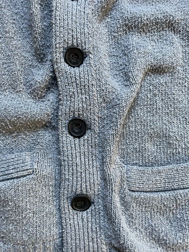 Abercrombie and Fitch New York Strickjacke Gr. Großes hellgrau - Bild 9 von 11