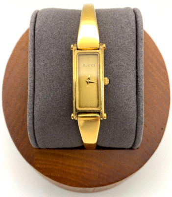 Gucci 1500L Gold Plated Face - 5 Jewels - Quartz Ladies
