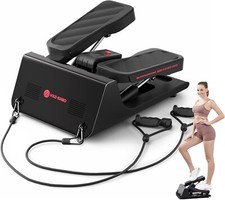 Steppers for Exercise at Home, Mini Steppers with Resistance Bands,Stair Stepper