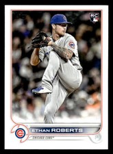 2022 Topps Update #US256 Ethan Roberts Rookie Card Chicago Cubs