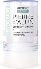 Déodorant Minéral Pierre D'Alun Bio - 115 G - 100% Naturel - Sans Alcool - Sans 