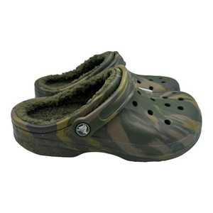 NWT Ralen Sherpa Lined Crocs Clog‎ Relaxed Fit Camo Men\'s 7 Womens 9 Authentic Crocs Ralen Lined Army Green Camo Slip On Clog Size Men main image 2