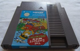 the simpsons bart vs the space mutants version originale nintendo nes en boite