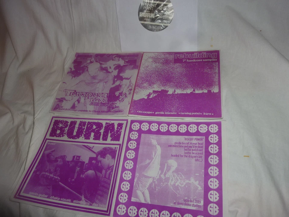 Rebuilding 7" Hardcore Sampler, No Escape Gorilla Biscits Turning Point Burn EP - Bild 2 von 4