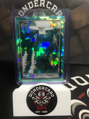 2023 Star Wars Chrome Sapphire Blue ROTJ - THE INSPECTION - AQUA /75 #10
