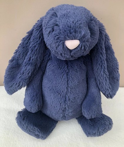 Jellycat Medium Navy Bashful Bunny 