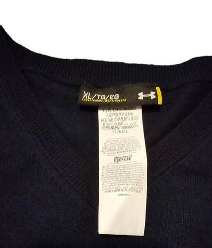 Maglione gilet Under Armour Auburn Tigers Coach Sideline da uomo taglia XL blu - Foto 2 di 6