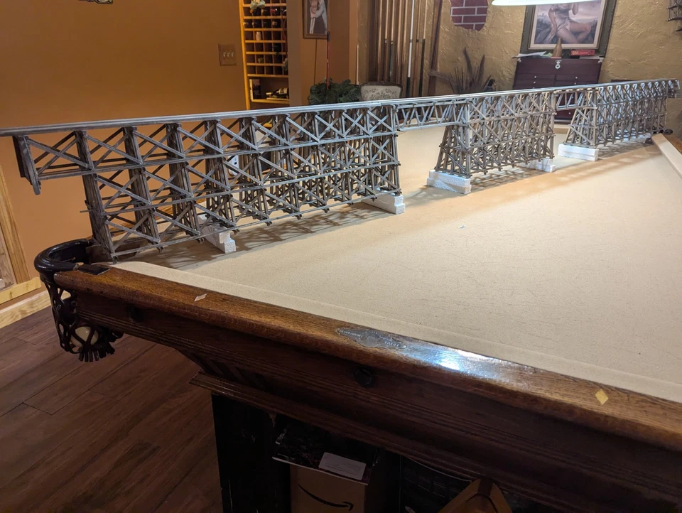 大号 O 规格摔跤桥 - 9 英尺 - 3-1/2 英寸长 X 9-3/4 英寸高 Loc A + 左侧 — 第 4/4 张图片