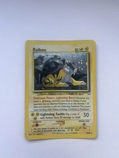 Pokémon TCG Raikou Neo Revelation Card 13/64 Unlimited Holofoil - MP