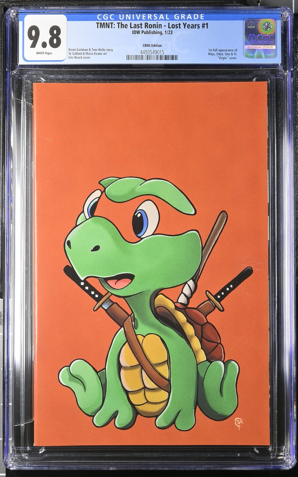 TMNT: The Last Ronin - Lost Years 1 CGC 9.8 Negative Space Variant with COA