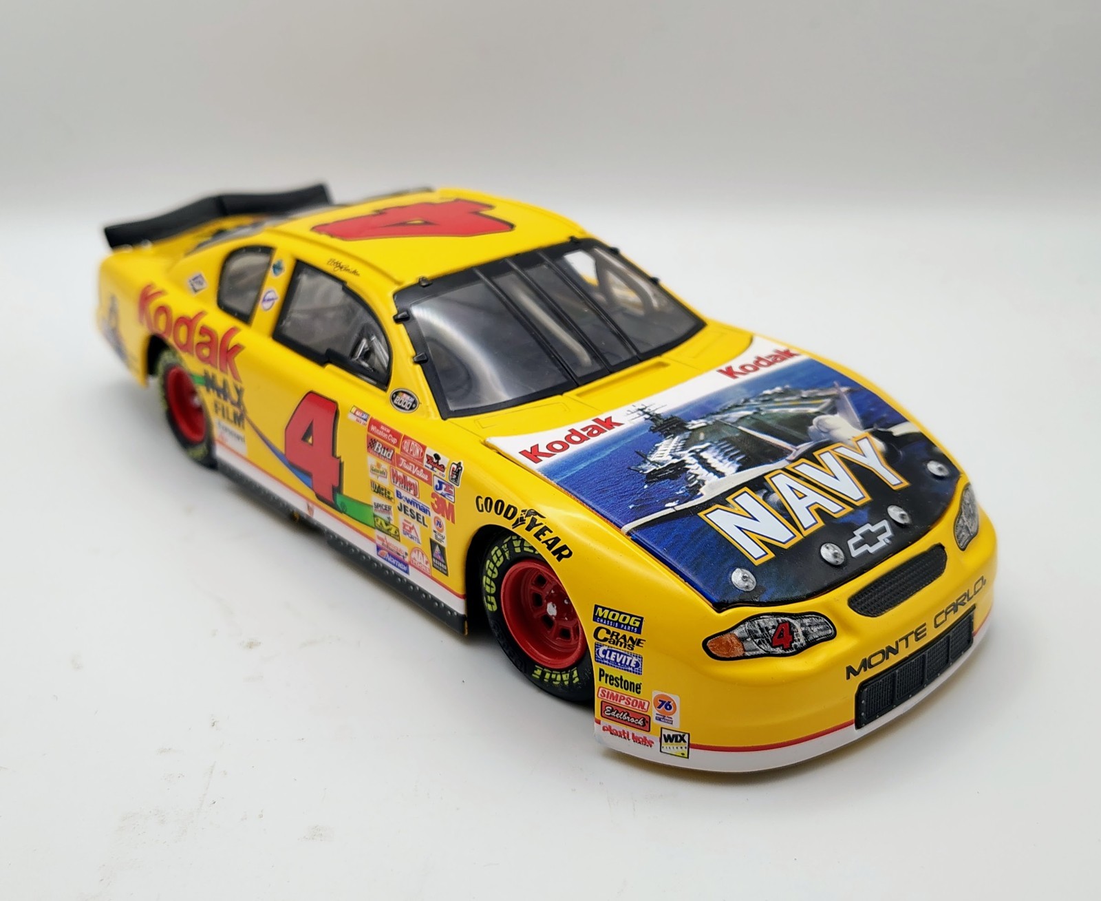 Bobby Hamilton #4 Kodak Max Film Navy 2000 Monte Carlo 1/24 Stock Car Action