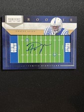 2012 Panini Prominence Football Rookie Auto Signature 247 Dwayne Allen