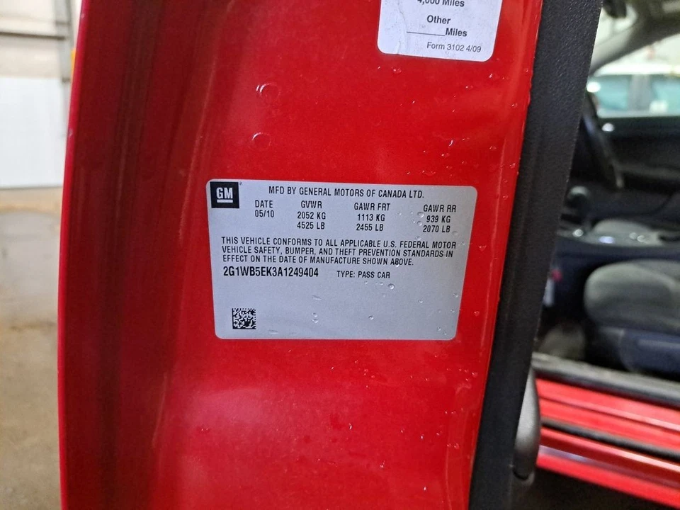 Eje lateral pasajero Rh/Cv eje C/V 2010 Impala Sku#4240613 Foto 3 de 4