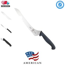 M23890 Millennia Black Handle, 9-Inch Offset Wavy Edge, Bread Knife