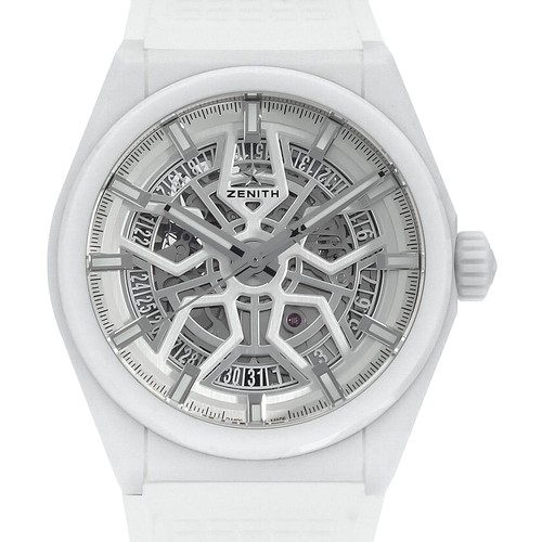 ZENITH DEFY CLASSIC WHITE CERAMIC 49.9002.670/01.R792 second hand mens