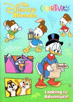 The Disney Afternoon - Coloring and Activity Book ~ Lookin for Adventure