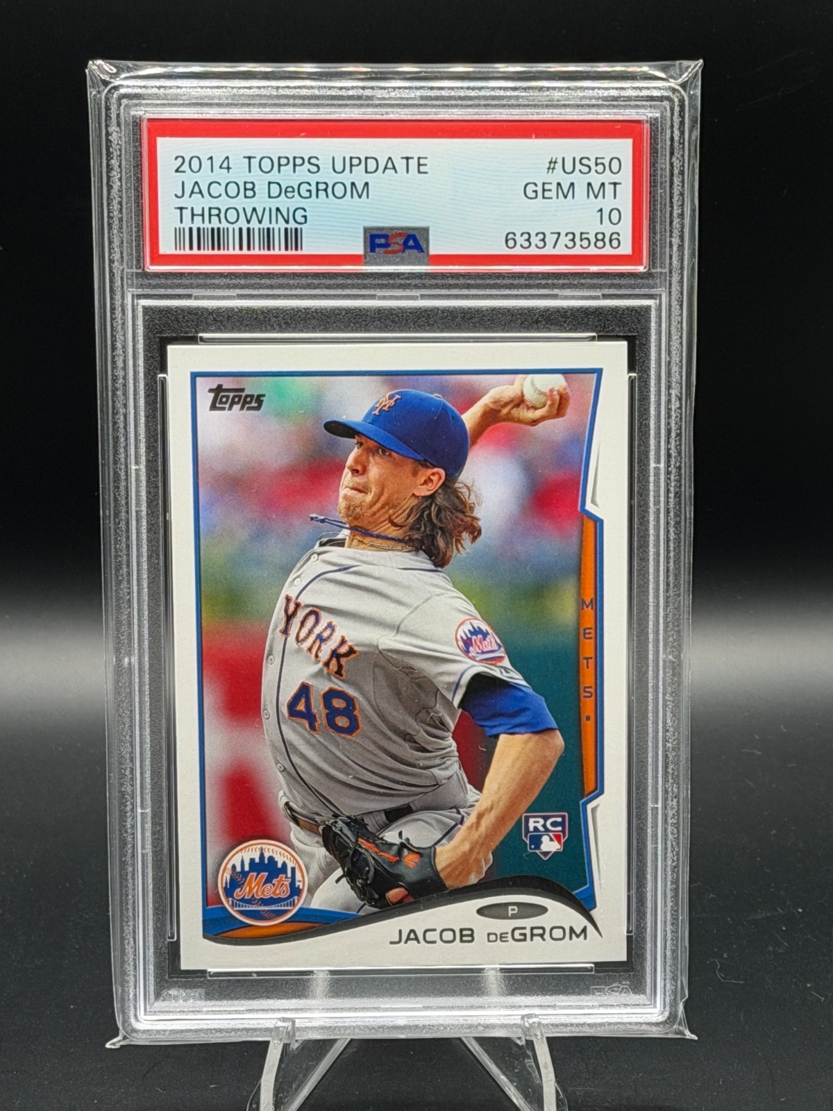 2014 Topps Update Jacob Degrom RC #US50 PSA 10 Gem Mint