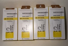 4-Pack E.L.F. SKIN SUNTOUCHABLE WHOA GLOW SPF 30 SUNSCREEN SUNBURST EXP: 08/2025