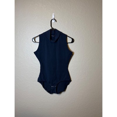 Boston Proper Sleeveless Mock Neck Bodysuit Women's S