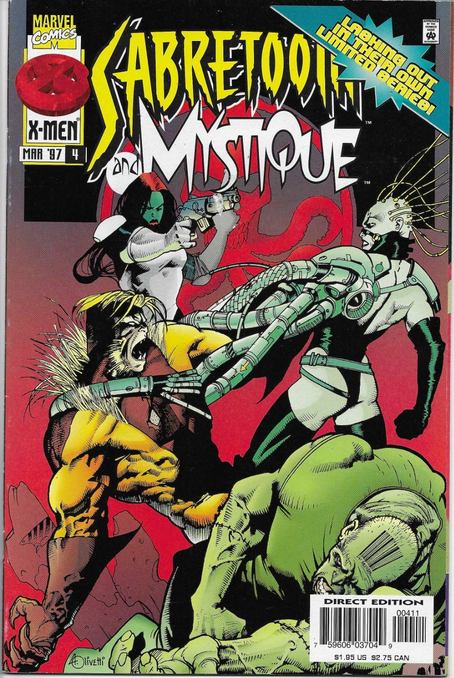 SABRETOOTH AND MYSTIQUE #4 - Back Issue (S)