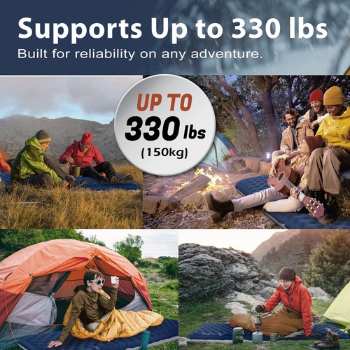 Almohadilla para dormir de camping TREKOLOGY UL R7 - 4" de grosor, ultraligera, alfombrilla para todas las estaciones - Imagen 6 de 9