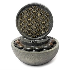 Indoor Fountain Flower of Life - Peace, Harmony & Flowing Energy