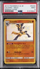 2019 POKEMON SUN & MOON HIDDEN FATES #SV22 LUCARIO-HOLO PSA 9 on eBay