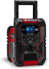 Einhell Waterproof Construction Radio IP65 DAB+ Bluetooth Display Body Only