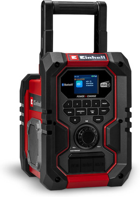 Einhell Baustellenradio Wasserdicht IP65 DAB+ Bluetooth Display Nur Gehäuse