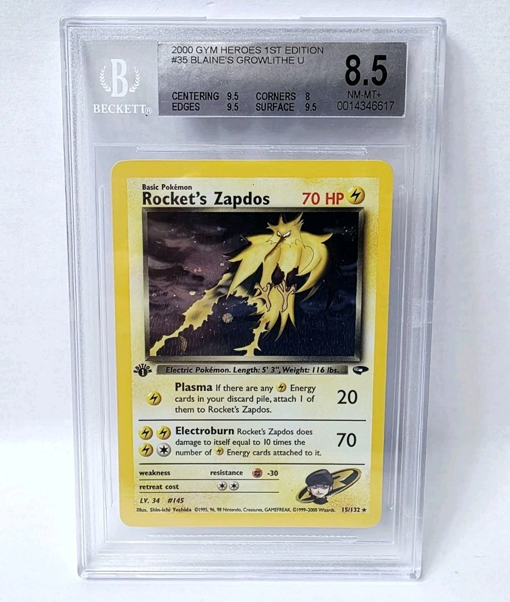 Pokémon TCG Beckett Grading Services (BGS) 9.5 Graded Holo Rare