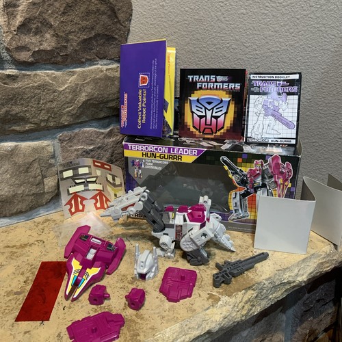 1986 Transformers G1 Hun-Gurrr, Vintage Complete In Box terrorcon leader - Picture 7 of 24