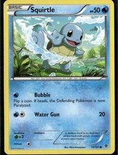 Squirtle Common Plasma Blast 14/101 Water Pokemon Card