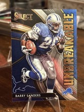 Barry Sanders 2020 Panini Select Football Unbreakable Detroit Lions #U4