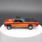 Hot Wheels Redline Custom Fleetside 1967/1968 Orange - Made In Hong Kong