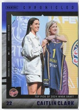 2025 Panini Caitlin Clark Chronicled #1 Caitlin Clark Blue #/199