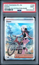2025 POKEMON PFL EN-PHANTASMAL FLAMES 129 DAWN SPECIAL ILLUSTRATION RARE PSA 9 on eBay