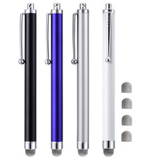 Stylus, 4 Pcs 5.0 Inch Mesh Fiber Tip Stylus Pens for Touch inches-4pcs