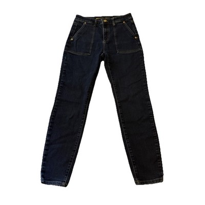 Michael Kors Izzy Skinny Dark Rinse Stretch Jeans Womens Size 6