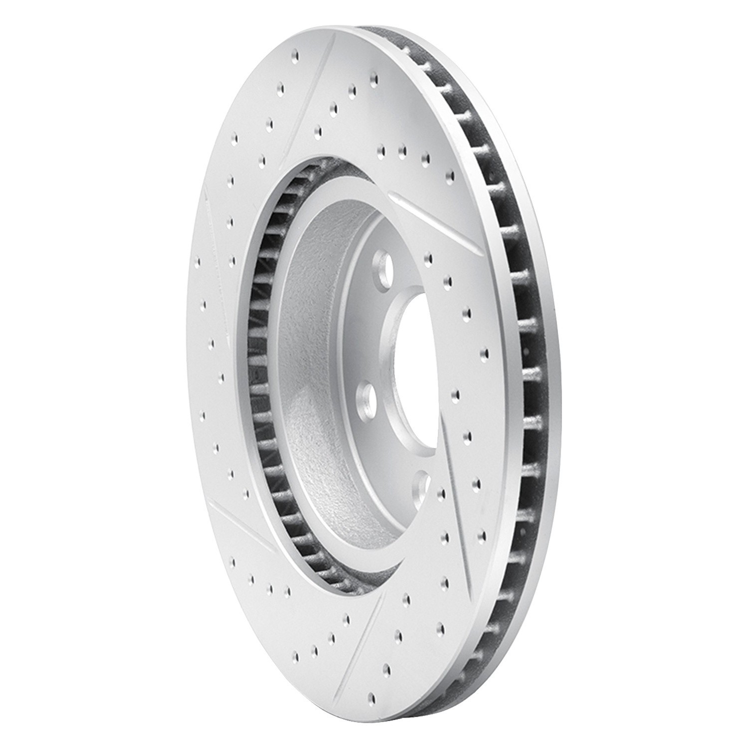 For Acura NSX 97-05 DFC Drilled & Slotted Front Passenger Side Brake Rotor