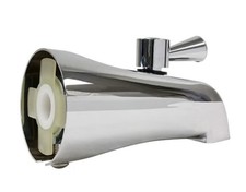 SLIP ON ONLY- Kissler Rear Connect Diverter Tub Spout Positive Shutoff 1/2 x 3/4